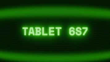 velho verde crt tela mostrando texto tábua caneta aparecendo dentro aleatória falha e codificação estilo video