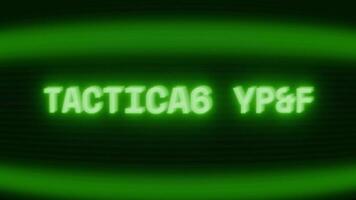 oud groen crt scherm tonen tekst tactisch Actie verschijnen in willekeurig glitch en codering stijl video