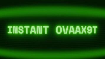 vecchio verde crt schermo mostrando testo immediato Pericolo apparendo nel casuale problema tecnico e codifica stile video