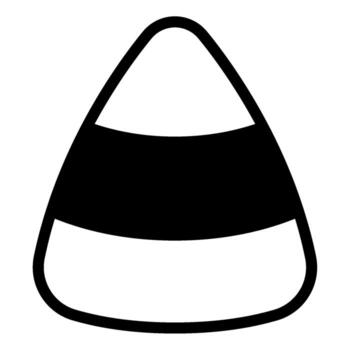 caramelo maíz ilustración icono sólido vector