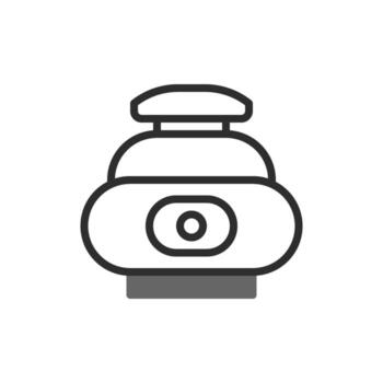 Elegant aroma diffuser illustration with minimalistic design for creating serene vector