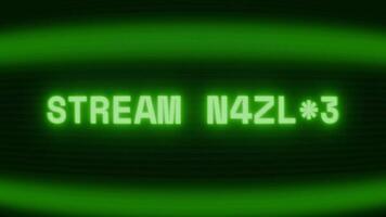alt Grün crt Bildschirm zeigen Text Strom aktiv erscheint im zufällig Panne und Codierung Stil video
