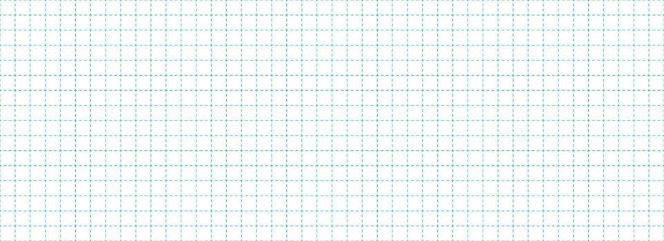 Planer page. Blue dotted square grid. Seamless checkered paper pattern. Bullet journal notebook background. Simple squared graph texture. School math lined sheet wallpaper. vector