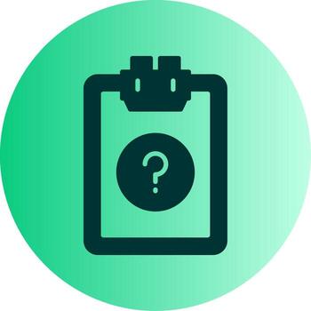 trabajo relacionado dificultades glifo degradado doble tono circulo vector