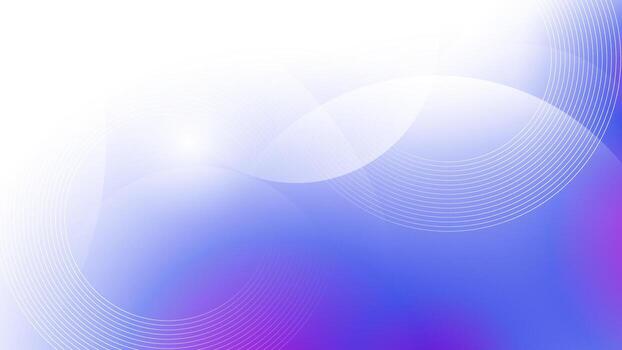 Abstract white lines with a glittering light effect on a blue background. Modern vector