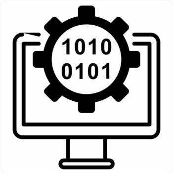 Software Development icon concept in black color icon vector