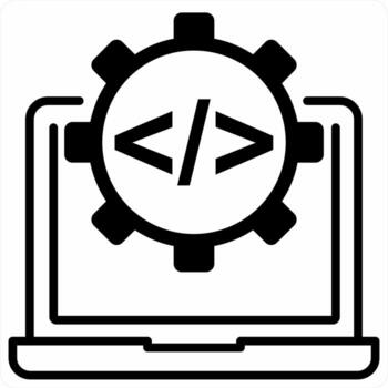 Website Development icon concept in black color icon vector