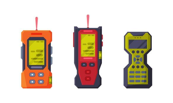 Geodetic Level Measurement Device as Geology Instrument and Tool Set vector