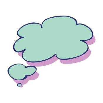 Hand drawn speech bubble Blank empty message box Textbox frame for banners, price tags, stickers, design label doodle frame vector