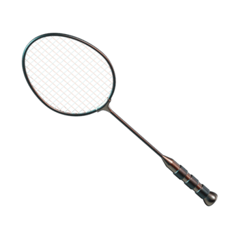 Horizontal View Showing Racket String Pattern 3D Icon Illustration png