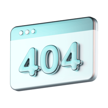 blå browser fönster http fel koda 404 3d ikon png