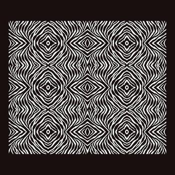 un cebra impresión modelo en un negro antecedentes vector