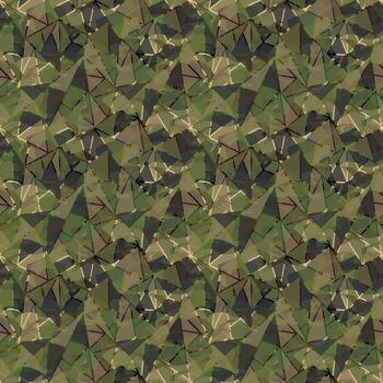 A camouflage pattern with many triangles vector