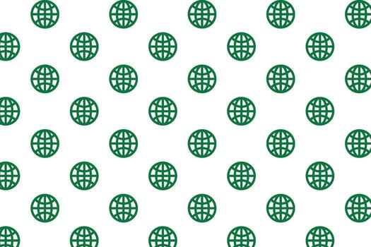 Green Globe Pattern Background Image vector