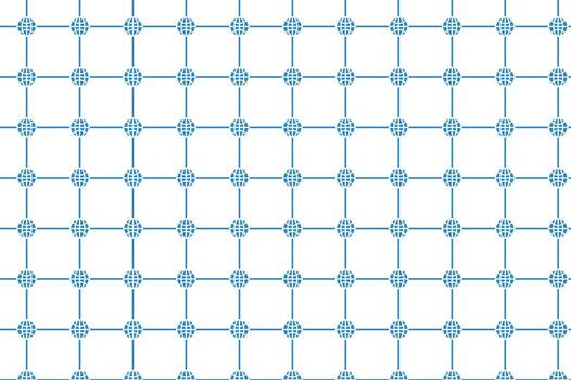 Connected Globe Pattern Background Image vector