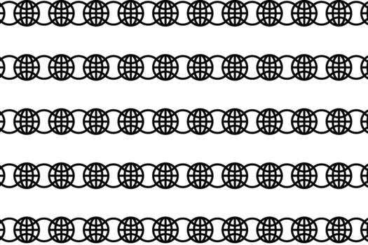 conectado globo línea modelo antecedentes vector