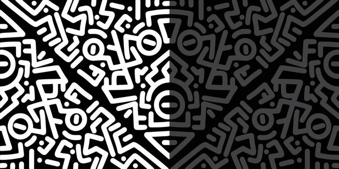 alto contraste resumen laberinto modelo degradado división vector