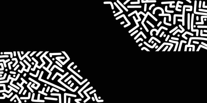 Diagonal Corner Abstract Maze Pattern Overlay Design vector