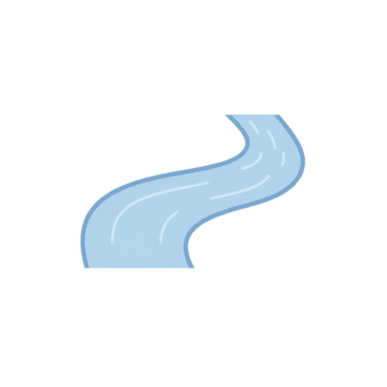 Abstract gradient shape design element for modern graphic design and creative projects illustration concept on transparent background png