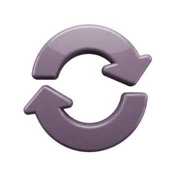 rafraîchir icône boucle tourner recharger synchroniser mise à jour La Flèche cercle symbole graphique conception élément signe bouton ui ux sur transparent Contexte png