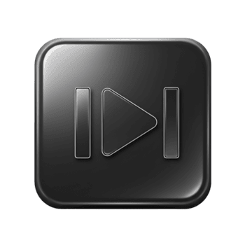 Find next media player icon design for user interface and audio control button graphic on transparent background png