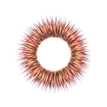 Firework burst circle graphic design element for new year celebration and festive event decoration effect design on transparent background png