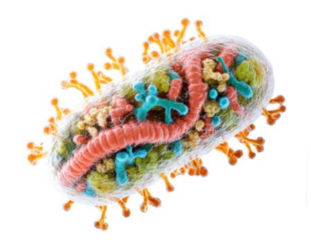 detail structuur en functies van ingewikkeld microscopisch van mitochondriën in cel png