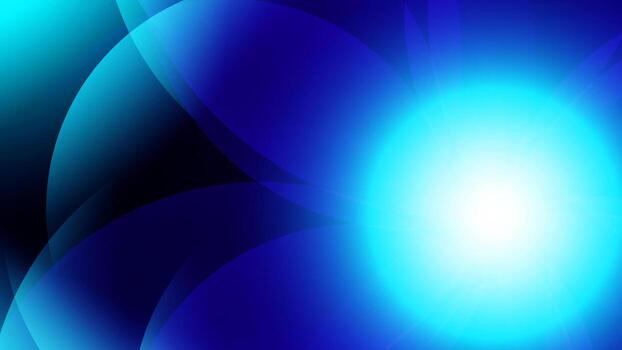 Abstract blue color glowing light, modern design stripes background with curve lines, circle shape. eps10 vector