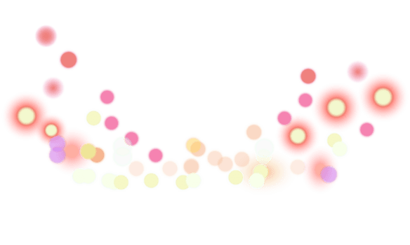 brilhando néon esfera luzes bokeh abstrato fundo com flutuando luz brilho círculos e suave gradiente borrão criando sonhadores colorida vermelho Rosa roxa dourado iluminação e radiante brilhar efeito png