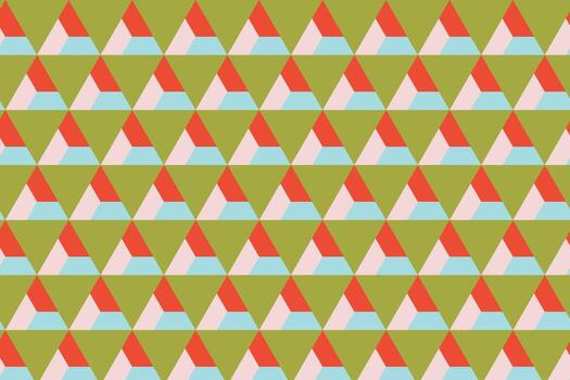 a pattern with triangles on it vector