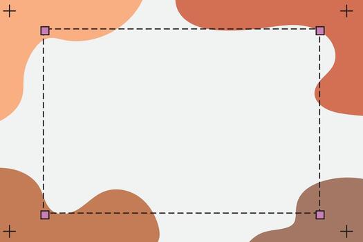 a square frame with a border around it vector