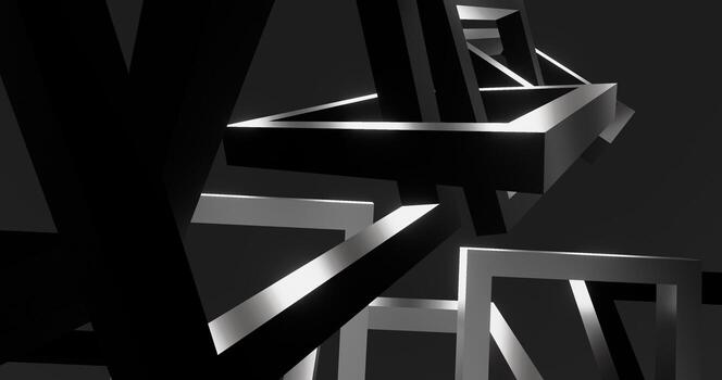 3d silver squares background design photo