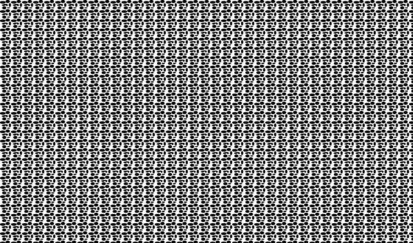 Abstract pattern of repeating text and shapes vector