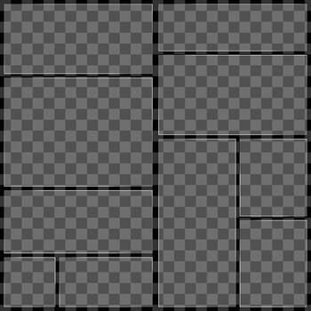 Abstract geometric pattern of textured gray squares and rectangles vector