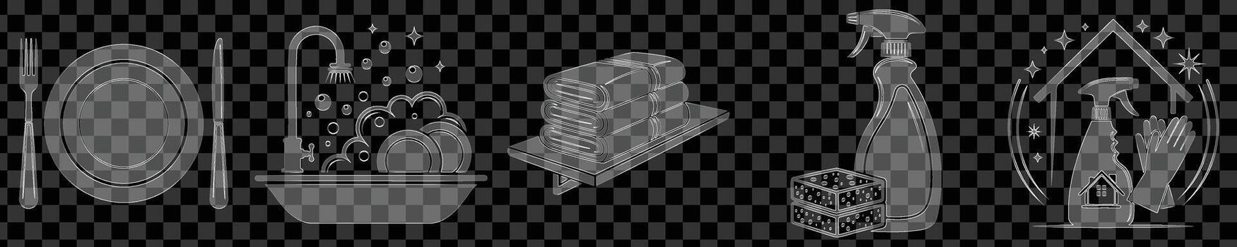 Abstract glass fragments scattered light reflecting surface texture vector