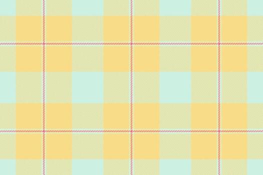 sin costura tartán modelo. suave matices de oro y menta crear un amable, clásico controlar. ideal para textil diseños, antecedentes, o envase papel con un acogedor sentir. vector