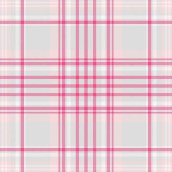 Classic plaid pattern in soft pink grey. Seamless check texture suitable for backgrounds, textiles, apparel design. A versatile, timeless aesthetic. vector