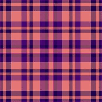 Seamless plaid pattern in vibrant hues. Ideal for textiles, backdrops, or creative projects. Adds a touch of classic style and visual interest. vector
