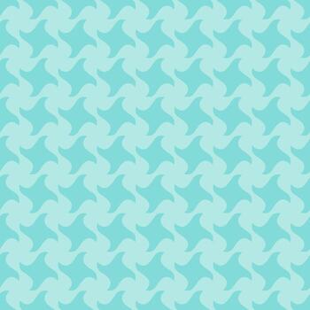 Serene aqua blue abstract geometric pattern. Seamless repeating design ideal for backgrounds, textiles, and website design. The calming, swirling shapes evoke feelings of peace and tranquility. vector