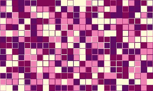 Abstract mosaic pattern in shades of pink and purple. Perfect for backgrounds, textiles, website design, and modern art projects. vector
