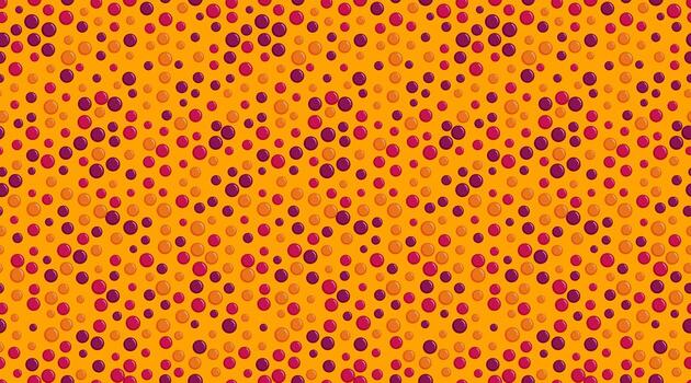 vibrante resumen modelo de superposición círculos en calentar naranja y púrpura matices Perfecto para antecedentes, textiles, o moderno diseño proyectos vector