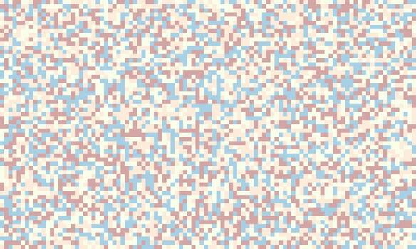 Abstract pastel pixelated texture. Subtle blend of pink, blue, and cream creates a calming, versatile background ideal for websites, social media, or print. vector