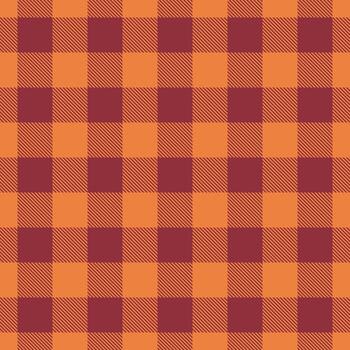 Classic checkered pattern in warm hues. A rustic, textile design with a cozy, vintage feel. Ideal for backgrounds, fabrics, or fallthemed projects. vector