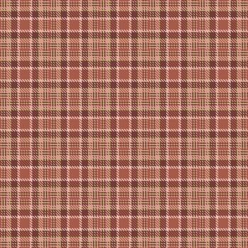 Seamless tartan pattern in warm, earthy tones. Perfect for textiles, backgrounds, or adding a touch of classic style to design projects. Versatile timeless. vector