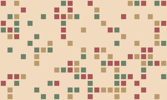 Abstract pixel art background with earthy tones. A subtle yet engaging design, perfect for websites, presentations, or textile patterns. Evokes a sense of calm and understated elegance. vector