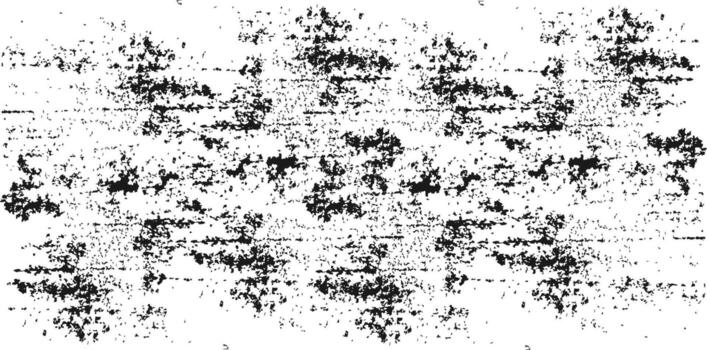 Seamless abstract grunge border or repeating pattern. Distressed texture overlay with organic, splattered black and white elements. vector