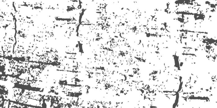 Grunge overlay texture with distressed, scratched, and speckled worn effect. Abstract rough black and white background. vector