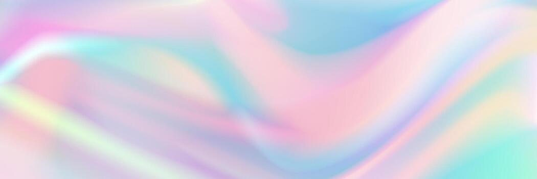 horizontal pastel holographic texture design for pattern and background. vector