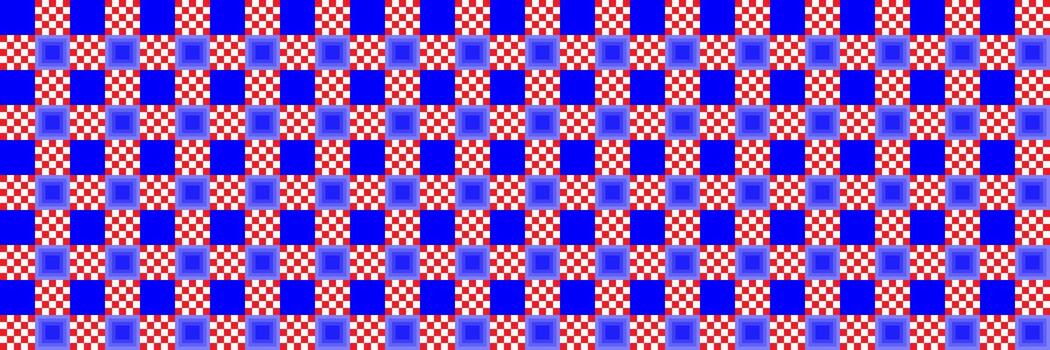 horizontal azul y rojo cuadrado comprobado modelo para antecedentes y diseño, ilustración vector