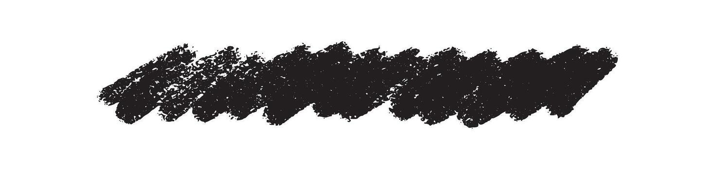 negrita negro lápiz de color subrayar con sucio garabatear modelo y áspero grano para expresivo Nota diseño. vector